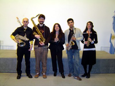 Saxofónicos con P. Pouchulu