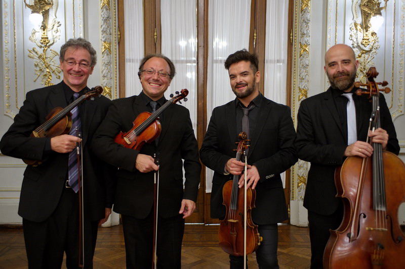 Cuarteto Gianneo: Luis Roggero/Sebastián Masci/Julio Domínguez/Matías Villafañe